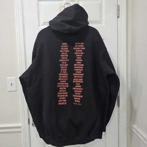 Bruce Springsteen & E Street Band 2023 Concert Tour Black Pullover Hoodie Sz 2X - Picture 7 of 11